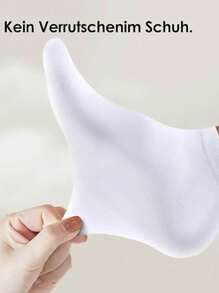 1/5/10 pares de calcetines tobilleros blancos de talla grande para hombres, calcetines delgados y casuales para barco para verano, viajes y vacaciones