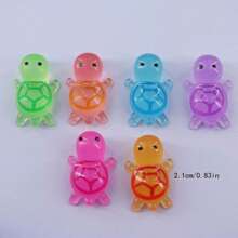 2/10pcs. Turtle Resin Pendant Glow-In-The-Dark Turtle Popular Blind Bag Resin Pendant Turtle Bag Key Chain Couple