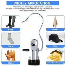 10 Móc treo kim loại chịu lực có móc - Kẹp xoay 360° tiết kiệm không gian cho quần, đồ giặt và đồ lưu trữ tại nhà, Bộ sắp xếp tủ quần áo bằng thép không gỉ để sắp xếp tủ quần áo hiệu quả, Móc treo tiết kiệm không gian | Hoàn thiện kim loại bóng bẩy | Kết cấu chắc chắn, Kẹp quần áo - Nhiều màu - Xem 7