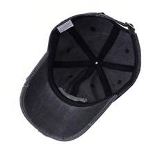 JZML 1pc Unisex Letter & Mountain Peak Embroidery Baseball Cap