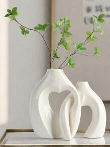2pcs Creative Couple Series Home Decoration Vase, Combination Of Large And Medium Size Indoor Tabletop Ornament, Suitable For Indoor Decoration, Can Be Used In Four Seasons