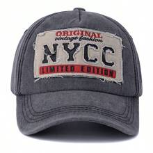 JZML 1pc Unisex NYCC Letter Embroidered Baseball Cap