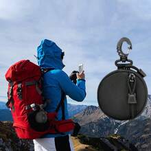 Outdoor Tactical Mini Bag | 3-In-1 Key Coin Card Case | Canvas Zipper EDC Pocket Organizer