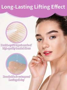 1200 pezzi Nastro adesivo invisibile per sollevamento delle palpebre, ipoallergenico, effetto lifting istantaneo degli occhi, con strumenti, fibra di rete naturale, traspirante e senza alcol, adatto per palpebre cadenti, lasse e irregolari, cambia forma dell'occhio istantaneamente, effetto duraturo