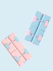 1PC 随机玩具缓解焦虑坐立不安玩具手持魔法感官压力魔方玩具成人手握魔方缓解压力消磨时间