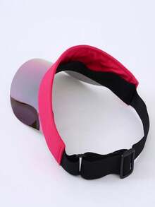 1pc Laser Reflective UV Protection Versatile Outdoor Peaked Cap, Suitable For Men And Women In Summer - Laser Hollow Hat - View 3