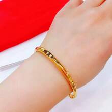Women's Bracelet With 520 1314 Numeric Design, European & American Style "Love You" Bracelet, 18K Gold Plated Korean Version Adjustable Size Bracelet For Wedding, Birthday, Daily Wear, Date
