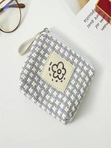 New Compact Women Wallet, Portable Chic Coin Purse, Card Holder, Lipstick Case, Charger Organizer, Bluetooth Earphone Pouch