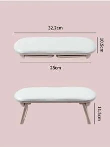 1 Peça Apoio de Mão Multiuso Branco para Manicure