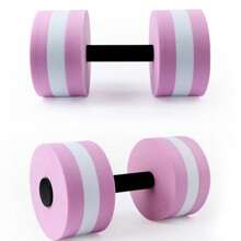 Mancuernas de espuma de EVA para acuaeróbic, material PE general azul, pesas para agua adecuadas para ejercicio de natación, equipo de yoga y natación unisex (paquete individual), accesorios de gimnasio