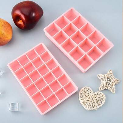 1 件带盖硅胶冰格，防漏设计，防臭制冰器，易于取出，适用于家庭厨房、冰箱、制冰