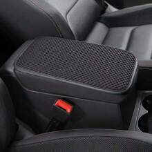 Almofada para apoio de braço de carro com 2 bolsos e extensor de console central com espaço de armazenamento para a maioria dos veículos