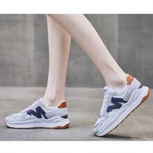 Women Wedge Sneakers - Blue - View 7