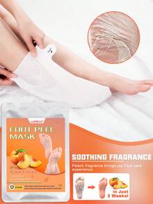 4 件 = 2 对保湿足部去角质膜滋养皮肤和足部护理烟酰胺足膜去角质足部去角质膜用于皮肤再生和足部护理干裂