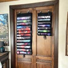 Túi đựng thảm chơi TCG 12+1/6+1 khe - Hộp đựng bằng polyester bền chắc có tay áo bằng nhựa trong suốt, thiết kế treo cửa tiết kiệm không gian, món quà hoàn hảo cho game thủ - Nhiều màu - Xem 7