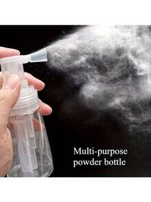 1 chai xịt phấn, chai xịt phấn rôm trẻ em, chai đựng phấn trang điểm, chai xịt phấn mềm mịn, thích hợp để đóng gói phấn, có vòi khóa, dùng cho nhiều loại sản phẩm dạng phấn. - Nhiều màu - Xem 2