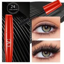 纤长睫毛膏，明显增加睫毛长度，持久配方，防水防晕染，浓黑