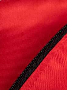 Koreanisches Film-/Spiel-Cosplay-Kostüm, rotes Jumpsuit-Set mit Kapuze, Hose, Handschuhen und Gürtel, 3-teilig