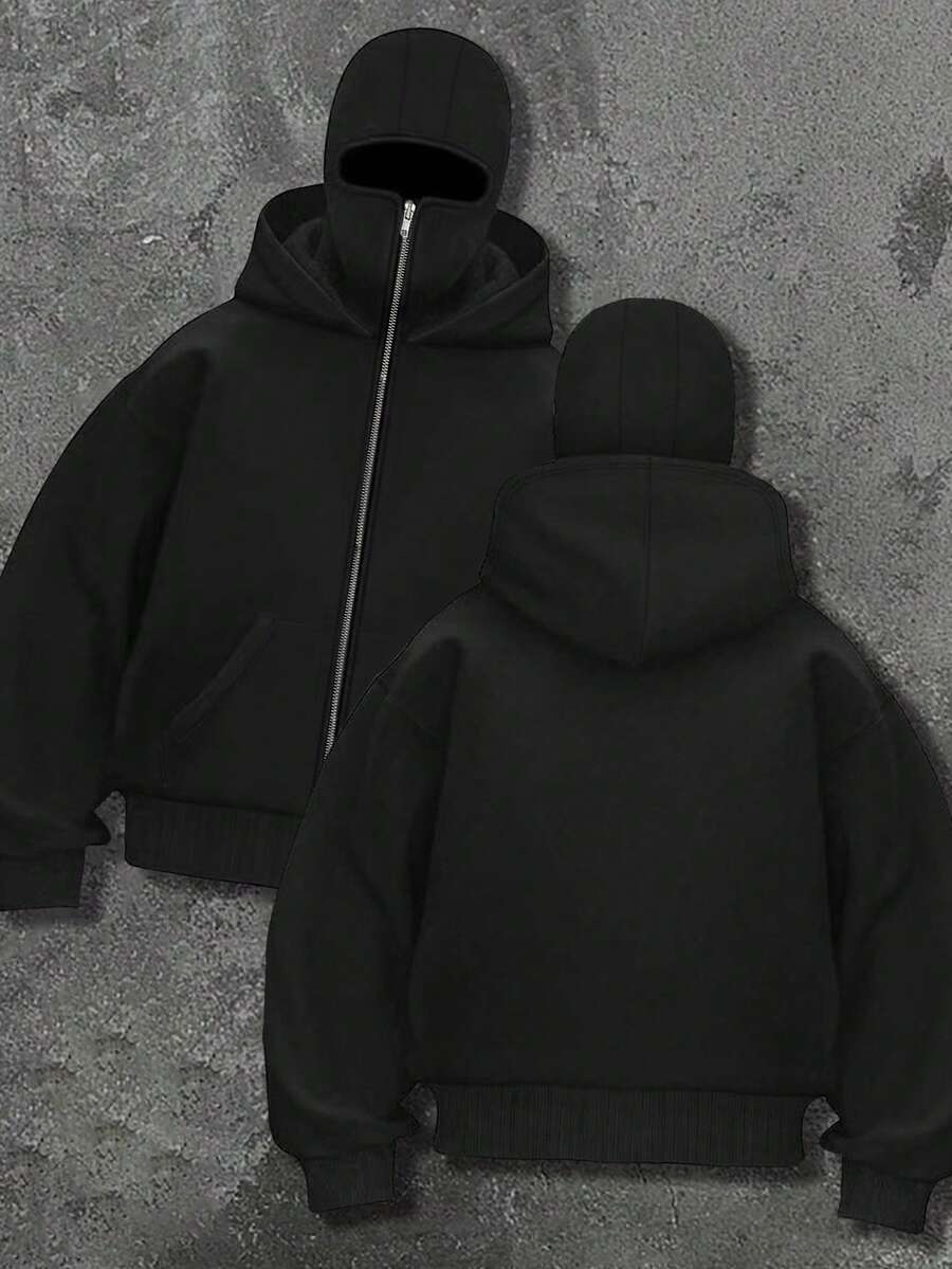 Sudadera con doble capucha, estilo gótico, moda callejera, moda, casual y fresco para mujer. Ropa de invierno para mujer, ropa de otoño para mujer, elegante para mujer, para mujer, tops, ropa de calle para mujer, otoño para mujer, vuelta al cole, fiesta para mujer, Y2K para mujer, tops para salir, invierno para mujer, campo para mujer, cita nocturna para mujer