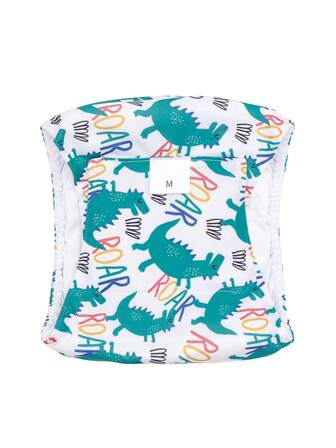 1 Stück waschbare Bauchbinde für männliche Hunde (modisches Muster) - waschbare Bauchbinde für männliche Hunde, Windel für männliche Hunde