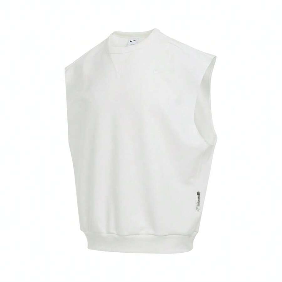 Nike 男士 AS M NK DF SI CREW 纯色运动背心 HJ4202-133 - 白色 - 查看 1