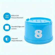 Nuevos juguetes educativos Montessori para bebés 2025, juguetes de aprendizaje como vasos apilables, aros apilables, bloques de construcción, juguetes para bebés (color aleatorio) - Multicolor - Ver 5