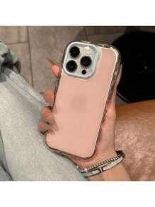 1 pieza Funda protectora de teléfono con onda en el borde tipo Dopamina estilo Ins para 16 Pro Max 15 14 Plus 13 12 11, regalo de Navidad, regalo de Año Nuevo, regalo de Pascua, regalo de Halloween, para familiares y amigos
