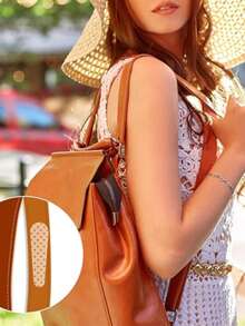 6pcs Bag Shoulder Strap Anti-Slip Sticker Dot Bead Silicone Anti-Slip Sticker Anti-Skid Shoulder Fixing Sticker For Shoulder And Double Shoulder Bag Straps Anti-Running Anti-Falling Shoulder Strap Anti-Slip Sticker Summer Cooling, Beach, Travel - Multicolor - View 11