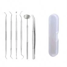 家用牙科护理套装 - 包含不锈钢牙刷、无缝牙线和收纳盒，有效去除牙菌斑、保护牙龈、清新口气 - 彩色 - 查看 14