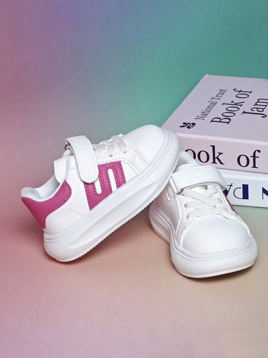 1 par de zapatillas blancas casuales, cómodas y de suela blanda, aptas para todas las estaciones - Blanco - Ver 1