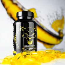 Vitastrong Omega 3 Fischöl 2000 mg hochdosiert mit Vitamin E, ohne Nachgeschmack, Omega 3 Fischöl (Fischöl) 700 mg EPA 500 mg DHA, hohe Konzentration, reines Omega-3-Nahrungsergänzungsmittel Herz, Sehvermögen, Gehirn