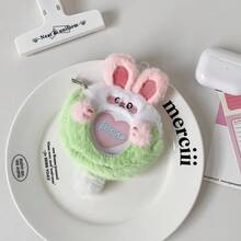 Cartoon Animal Plush Inlay Card Holder, Otaku 2nd Generation Accessories Badge Storage Display Hanging Decoration Bag - Multicolor - View 16