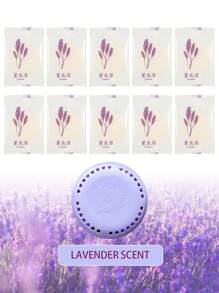 30 Pieces Of Long-Lasting Fragrant Air Freshener With Additional Outer Shell - Single-Colour Aromatic Air Freshener Discs For Homes, Cars, Bathrooms, Bedrooms, Closets And Toilets.