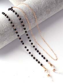 Popular Women's Pearl Textured Eyeglass Chain, Minimalist Anti-Slip Anti-Lost Mask Chain, Pearl Hanging Chain