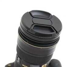 2PCS 49mm/52mm/55mm/58mm/62mm/67mm/72mm/77mm/82mm Camera Lens Cap Protective Cover Compatible With Nikon/Pentax/Olympus/Fujifilm/DSLR/SLR Mirrorless Cameras