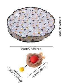 Cat Hunting Toy Set, Electric Cat Ball Toy With Lighting, Chasing & Hunting Pet Toy, USB Rechargeable, Kitten & Pet Supplies