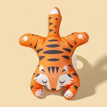 1pc Textile Cartoon Little Tiger Pet Plush Squeaky Toy, Suitable For Cats And Dogs Play And Entertaining - Multicolor - View 7