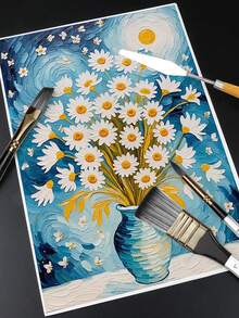 opeth 24pcs Professional Painting Brush Set, Including Canvas Brush Holder, Suitable For Oil Painting, Acrylic Painting And Watercolor Painting, Professional Art Brush Kit