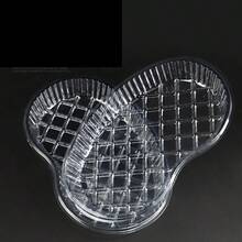 50 件美甲工具清洁收纳一次性纹身永久化妆托盘腰形网格设计塑料碗用于纹身永久化妆工具无需电池，美甲用品，美甲工具，美甲工具，返校，指甲，按压指甲的美甲工具