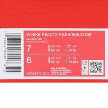 Women's NIKE REACTX REJUVEN8 SLIDE Slippers HV4484-100 - White - View 7