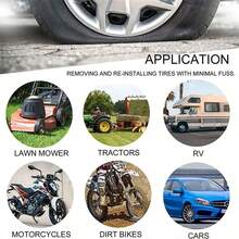 12pcs Tire Lever Tool Spoon And Wheel Rim Protectors Tool Kit For Motorcycle Dirt Bike Lawn Mower Tire Changing Tools Kit Dirt Bike Touring Set - Multicolor - View 4