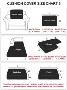 1PC Sofa Slipcover Jacquard Striped Sofa Cushion Cover, Modern And Simple Sofa Covers, Elastic, Dustproof And Anti Slip, Suitable For Living Rooms, Dining Rooms, Homes, And All Seasons