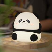 Panda Night Light, Silicone LED Night Light, Dimmable With Timer, 800 MAh Rechargeable Night Lamp,Touch Controls , Panda Gift 