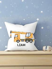 Custom Kid's Crane Pillowcase - Double-Sided Printed, Personalised With Photo/Text/Name, Decorative Throw Pillowcases, Personalized Cushion Covers, Ideal Children's Gift & Birthday Present - Multicolor - View 7