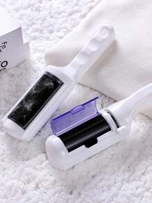 1pc Portable Lint Roller For Clothes, Static Brush And Dry Cleaning Sticky Hair Remover