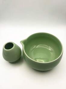 2er-Set minimalistische keramische Matcha-Schalen mit Rissenmuster, 500ml Fassungsvermögen, leicht zu reinigen, für den Familiengebrauch geeignet, japanischer Stil