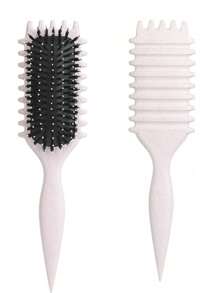 Set de cepillos definidores de rizo - Cepillos desenredantes y suavizantes para cabello rizado, textura suave, anti-frizz, para peinado diario para mujeres