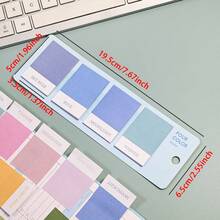 80pcs Gradient Color Sticky Notes, 1 Pack Sticky Note Pads, Square High-Quality Paper, Middle East And Europe Back To School Student Supplies, Record Stickers, Home Supplies, Message Stickers, Office Planning Stickers, Stationery, Learning Supplies, Back To School - one-size - View 13