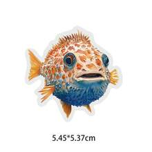 SCXXBSW 一包50张创意美观的海洋生物透明贴纸。这些贴纸适合粘贴在手机、日记本、行李箱、笔记本电脑、水杯等物品上，是节日、派对和生日的精美礼物。 - 彩色 - 查看 9