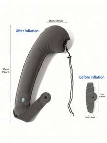 1/2pcs First Neck Pillow With An Arm-Sling,Simple Foldable Travel Pillow, Attaches To Airplane & Car Seat,Lightweight Portable Travel Accessories For Car Airplane Sea, Applicable To Supports The Head, Body, And Arms, Providing The Leaning Support,Perfectly Balanced Sleep System - View 8